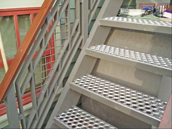 Aluminum Perforated Metal Sheet Perf O Grip Safety Grip Strut Grating Floor