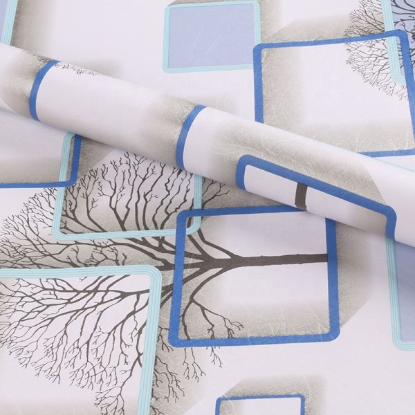 Floral 3D Brick PVC Self Adhesive Wallpaper Roll Heat Insulation