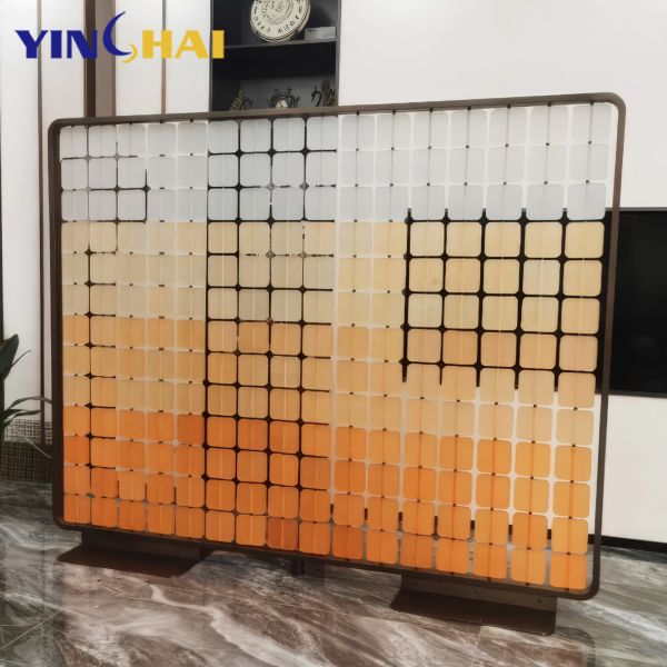 UV Resistant Glass Panel Room Divider High Hardness For Living Room And Dining Room