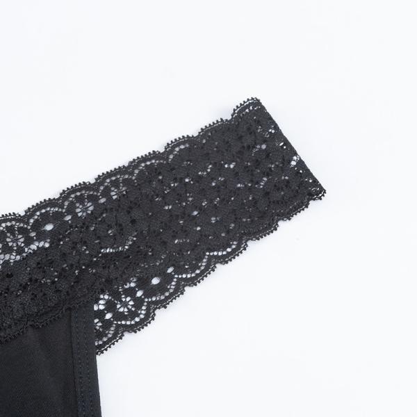 Leak Proof Reusable Period Panties Thong Underwear Breathable Cotton Sexy Lace Design