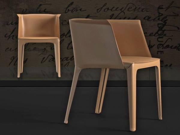 Removable Cover Isabel Armchair Chair / Leather Mid Century Modern Armchair
