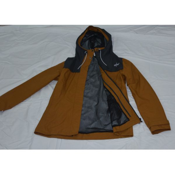 Water And Wind Proof Outdoor Clothing Two Pieces Jacket With Hood