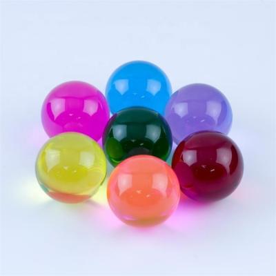 Bolas claras acrílicas resina acrílica clara colorida da bola da grande