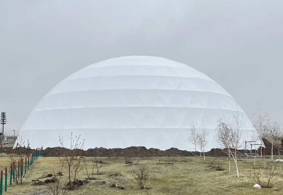 Ультрафиолетоустойчивый коммерческий купольный шатер огнеупорный иглу охладитель купол домашняя форма