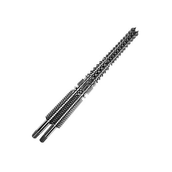 Alloy Steel Conical Twin Screw And Barrel For Pvc High Quality Sjsz 51 105 Conical Extruder