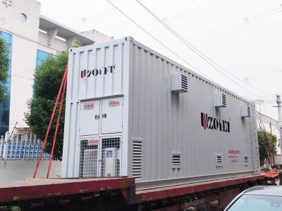 Container de carga de metal de capacidade personalizada de cores diferentes para facilitar o transporte