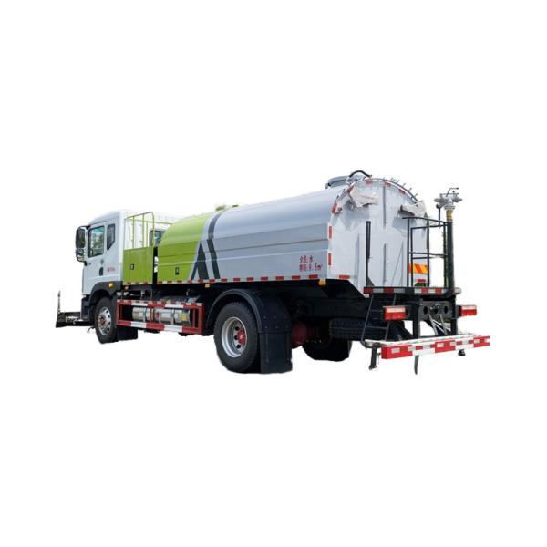 6x4 Chassis Diesel Pressure Cleaning Truck With Sewage Vacuum Suction Municipal Sanitation Truck