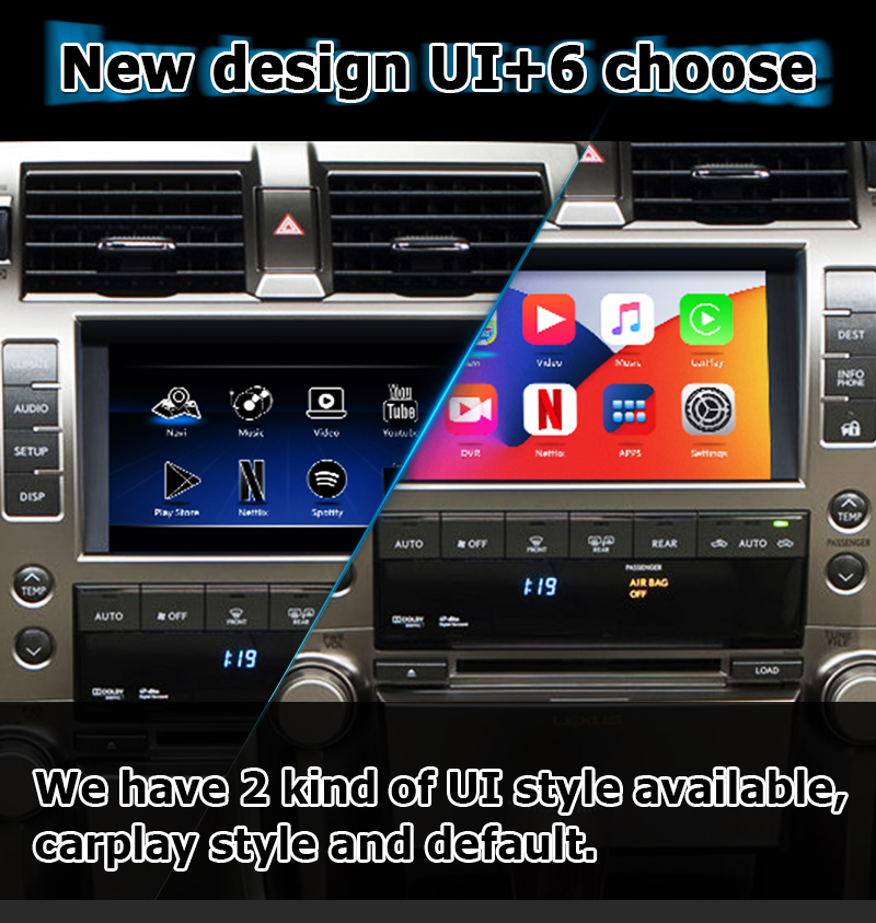 Коробка интерфейса навигации андроида для штыря Lexus GX460 2013-2021, который нужно приколоть для установки carplay опционного
