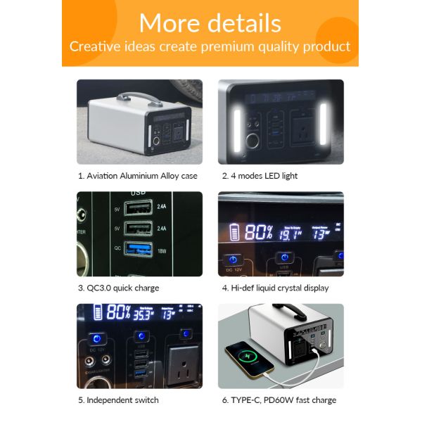 Быстрое электропитание обязанности QC3.0 1000w портативное как товарищ приключения