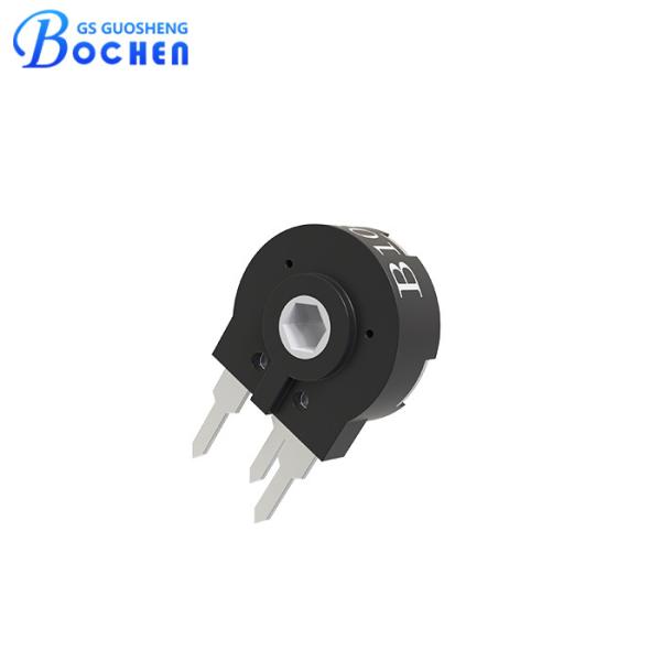 PT10 10mm Potenciómetro de Resistencia Variable de Película de Carbono con Orificio Pasante Horizontal