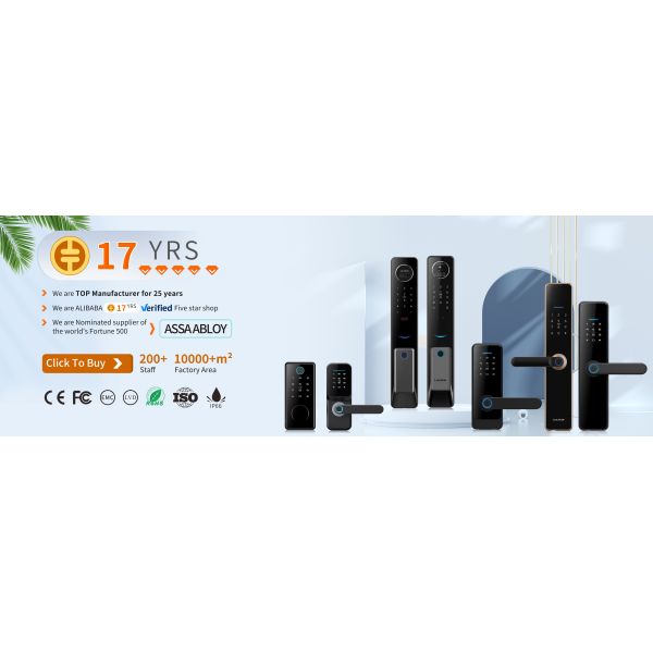 Black Hotel Door Card Lock 35mm - 55mm Remote Access Door Lock