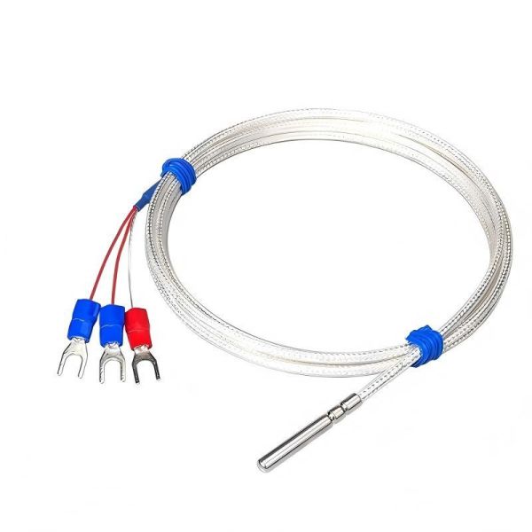 Factory customized PT100 temperature sensor, industrial temperature probe, high-precision and high-temperature resistant PT1000 platinum resistor