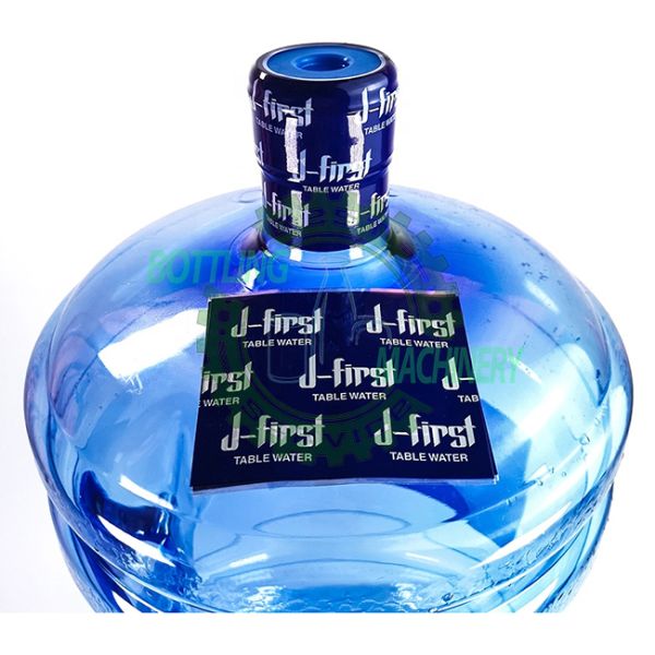 5 Gallon Water Bottle Heat Shrink Sleeve PVC Label For Cap Wrap Sealing