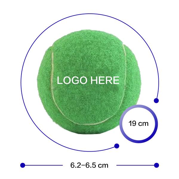 Balles de tennis pour chien personnalisées avec logo, multicolores, en vrac, jouets à mâcher et à lancer