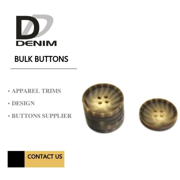 Decorative Polyester Bulk Clothing Buttons Large Size buttons