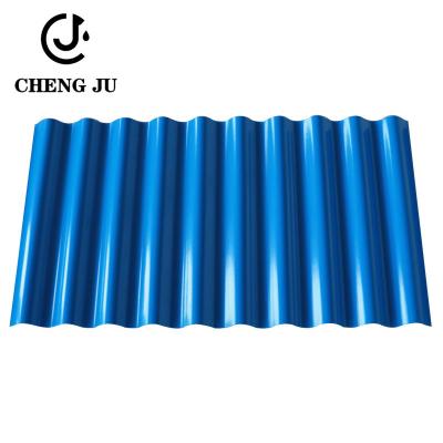 Pressed Steel Roofing Sheets Blue Color Galvanized Colored Corrugate Roofing Steel Sheet Tiles