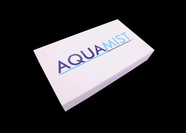 Cosmetic Foldable Packing Box , Collapsible Inner Support White Flat Gift Box