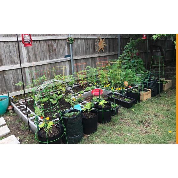 Potato Grow Bags, 4 Pack 10 Gallon With Flap And Handles Planter Pots For Onion, Fruits, Tomato, Carrot - Green