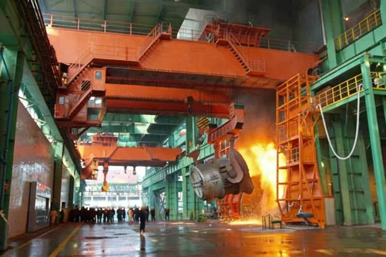 Steel Mill Use Heavy Duty Double Overhead Crane Four Beam Casting Overhead Crane for Sale