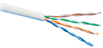 UTP CAT5E Network Cable 24 AWG Copper Conductor with LSZH / LSOH Jacket