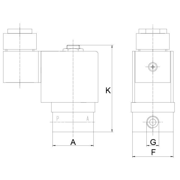 Burkert Type 6013 Brass Direct Acting Solenoid Valve 1/8'' 1/4''