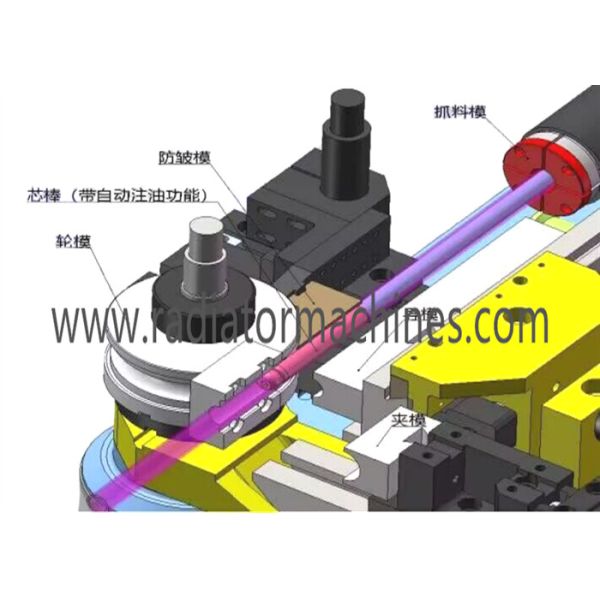 Труба 200mm сервопривода Hybird гибочной машины масла электрическая автоматическая для частей мотоцикла