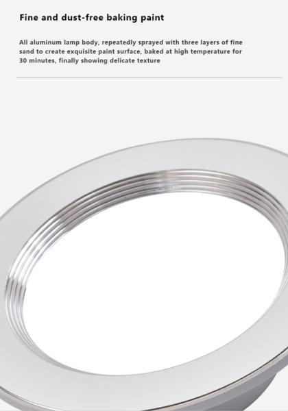 Spot encastré LED CCT réglable 2.5 pouces 7W 3000K-6000K