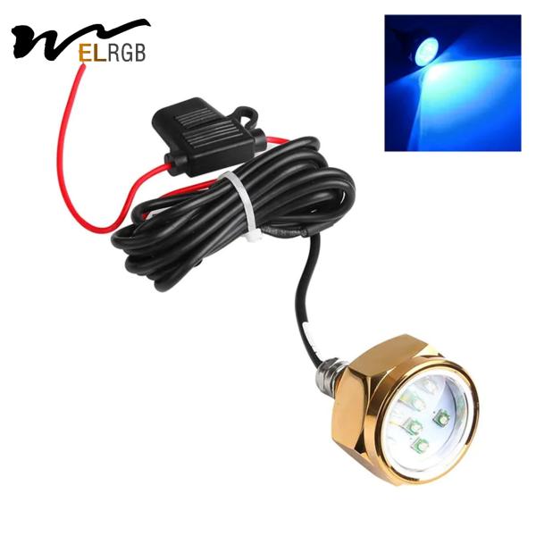 6000K LED Marine Lights Rgb Drain Plug Light Alerta de luz diurna 2700lm