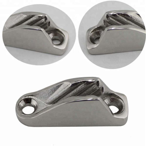 Finish Polish Heavy Duty Stainless Steel Mini Boat Sailing Wire Rope Clamp Cleat