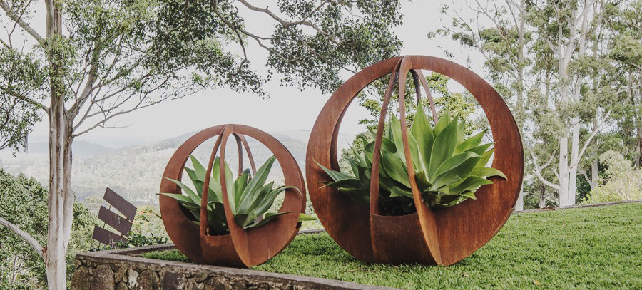 Плантаторов Corten сада Gnee на открытом воздухе больших стальных декоративное