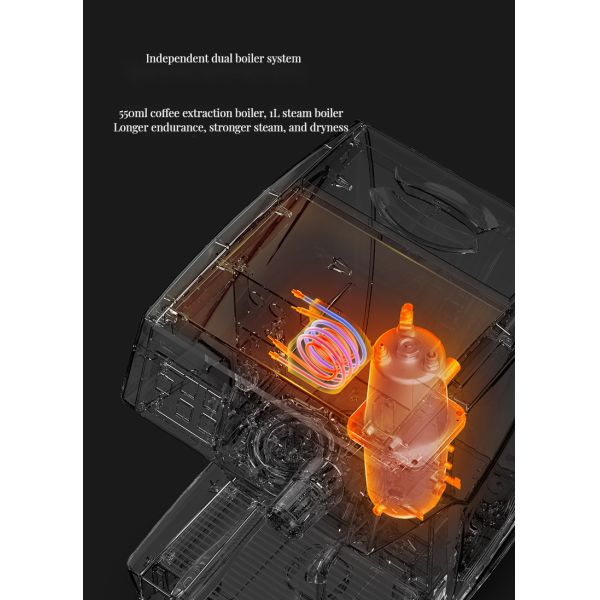 Commercial Espresso Coffee Machine with Direct Drinking Function Accessories With All