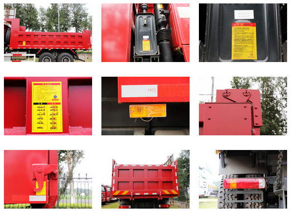 371hp 40 Ton 8x4 Heavy Load Tipper Truck Commercial For Stone Transmision