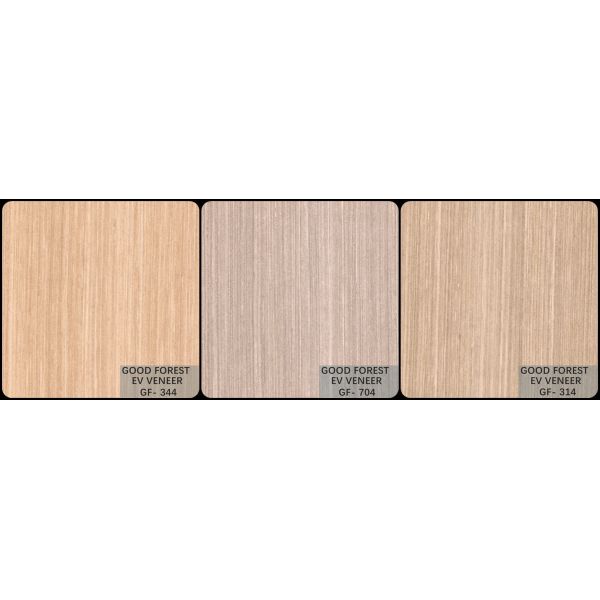 Проектированный деревянный цвет прямого зерна дуба облицовки облицовки EV естественный