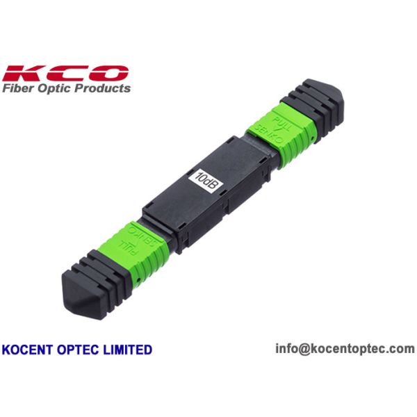 Male To Female Fiber Optic MPO MTP Attenuator APC 1dB 3dB 5dB 10dB 15dB 20dB