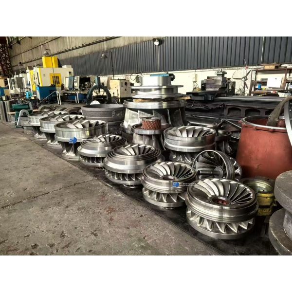 Stainless Steel 13-Blade Francis Runner for Medium/High Head Hydropower Applications
