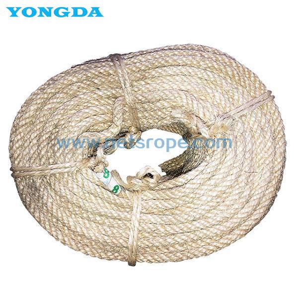 Heavy Duty GBT15029-2009 4-Strand White Sisal Ropes For Tough Jobs