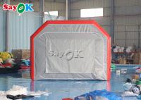 Tenda inflável exterior cinza hermética Tenda de ar inflável estourar Spray Booth pintura de carro