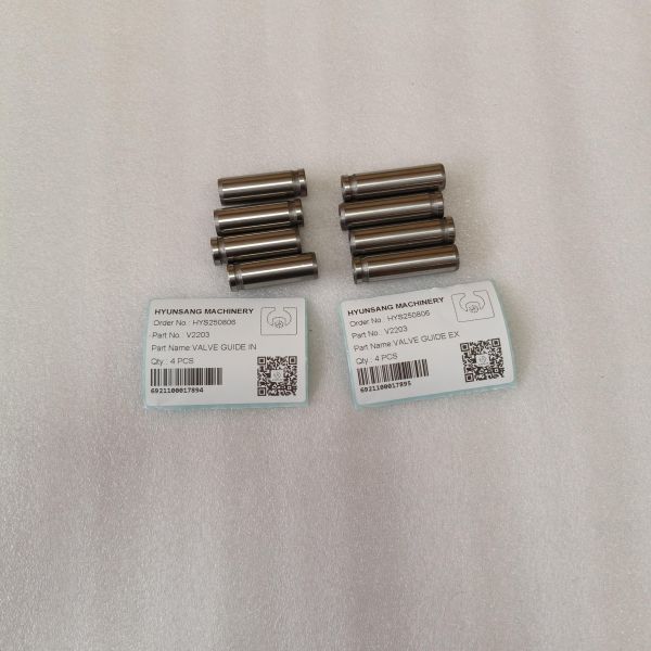 Hyunsang pièces d'excavatrice V2203 Guide de soupape pour les pièces de moteur diesel Kubota