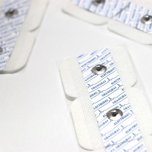 Eletrodos de monitorização ECG de tecido não tecido com bebê adulto