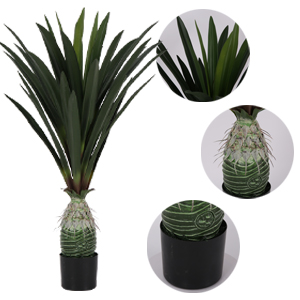 Artificial Agave Plant Potted Plants, Artificial Plant Perfect for Home Office Indoor Decoration