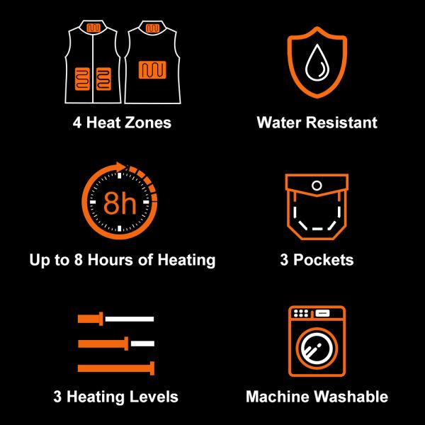 Les hommes de la meilleure qualité de femmes que le gilet passionné USB d'hiver a piqué la veste de douille ont capitonné Gilet