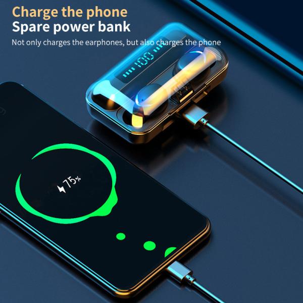 wireless earphones bluetooth Headphones BT 5.0 Auriculares F9 TWS Touch Control Ture Wireless Earbuds Earphone