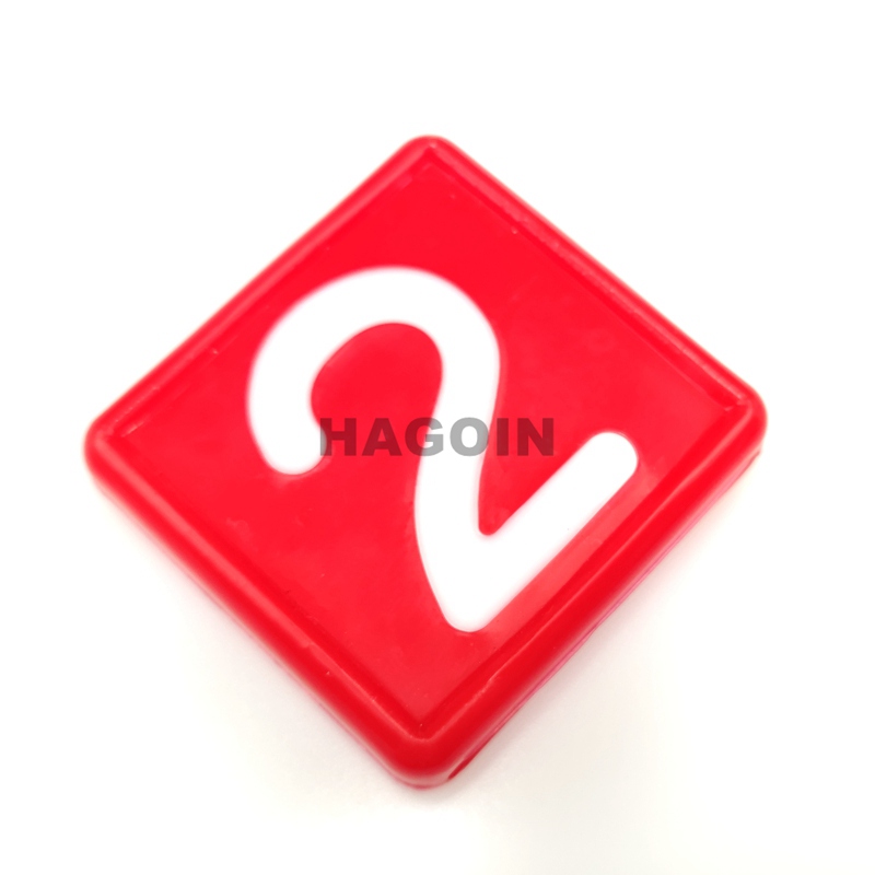 ABS Custom Plastic Parts Two Color Plastic Injection Parts Overmolding