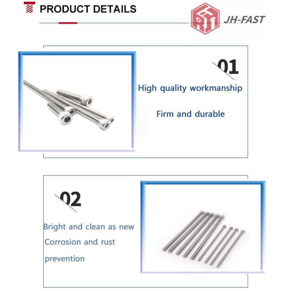 Метрическая углеродистая сталь полуцепочка наполнитель шестеренковой розетки головка крышка винт 100 мм 200 мм на заказ