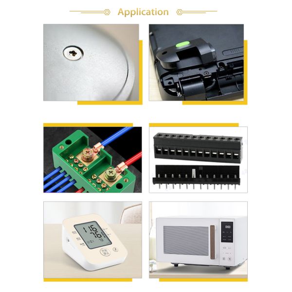Стальная специальная шестерная головка винт DIN стандарт с простой отделкой