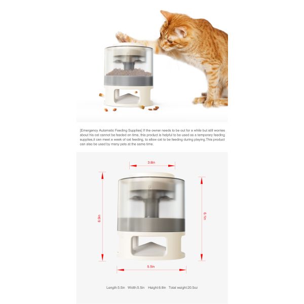 Wholesale Automatic Dog Feeder Toy Pet Feeder Toys Press Pops Out Food Dog Leaky Toy