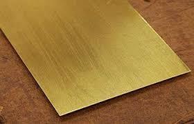 ASTM Brass Thick Plate , Laser Cutting Brass Sheet SGS ISO Certificate