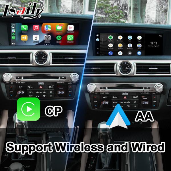 4+64GB Lsailt Lexus Interface de vídeo para GS 350 200t 300h 450h AWD F Sport 2016-2020