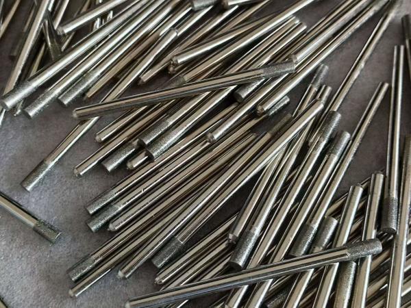 Pins de afinação de diamantes electroplacados de 2,3 mm a 6,3 mm, com grão de diamante número D91