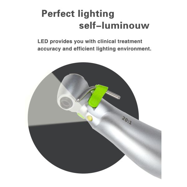 Контраугольная голова для стоматологии 20:1 Контраугольный низкоскоростной ручной редуктор имплантат хирургия S-Max SG20 патронный ротор